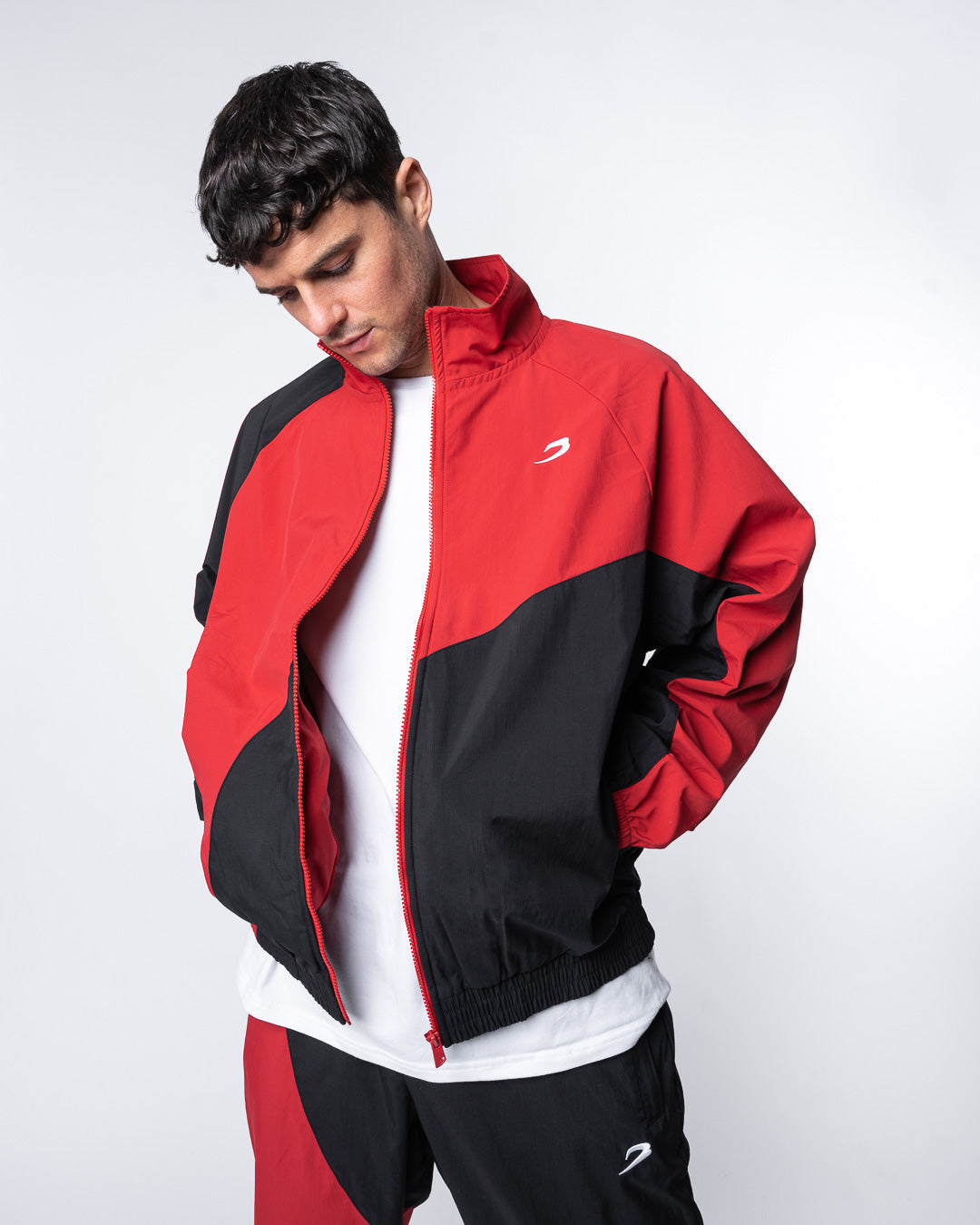 Williams Jacket - Black/Red | BOXRAW