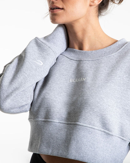 Johnson Cropped Sweatshirt - Grey