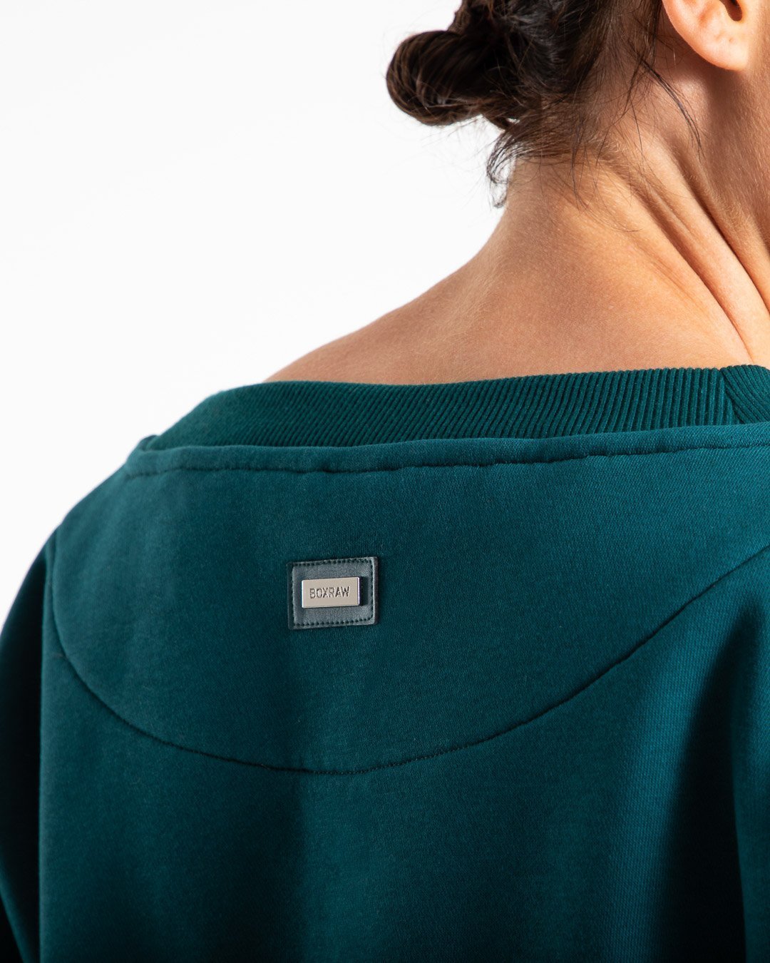 Johnson Cropped Sweatshirt - Teal