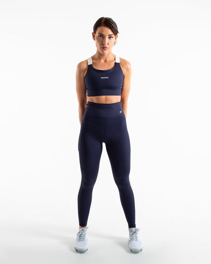 Alicia Sports Bra - Navy