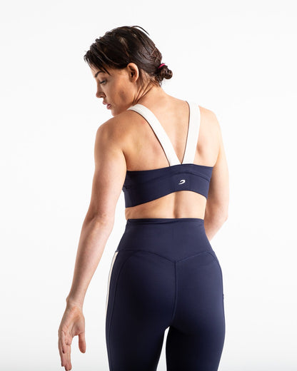 Alicia Sports Bra - Navy