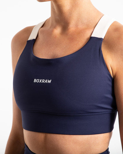 Alicia Sports Bra - Navy