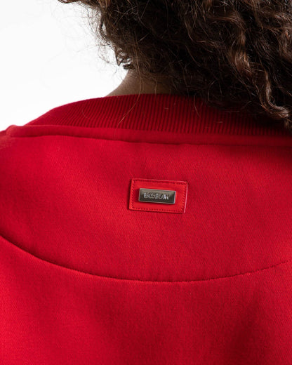Johnson Cropped Sweatshirt - Red