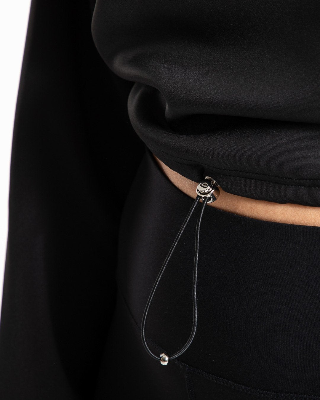 Del Valle 1/2 Zip Neoprene Top - Black