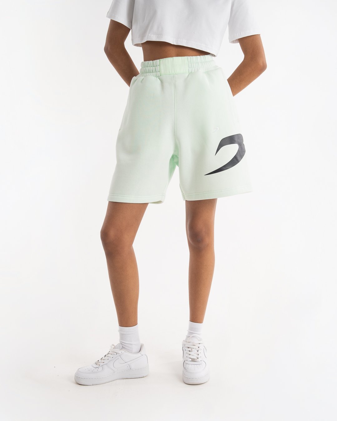 Women's Boyfriend Shorts - Mint - BOXRAW