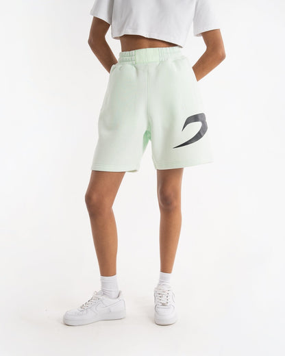Women's Boyfriend Shorts - Mint - BOXRAW