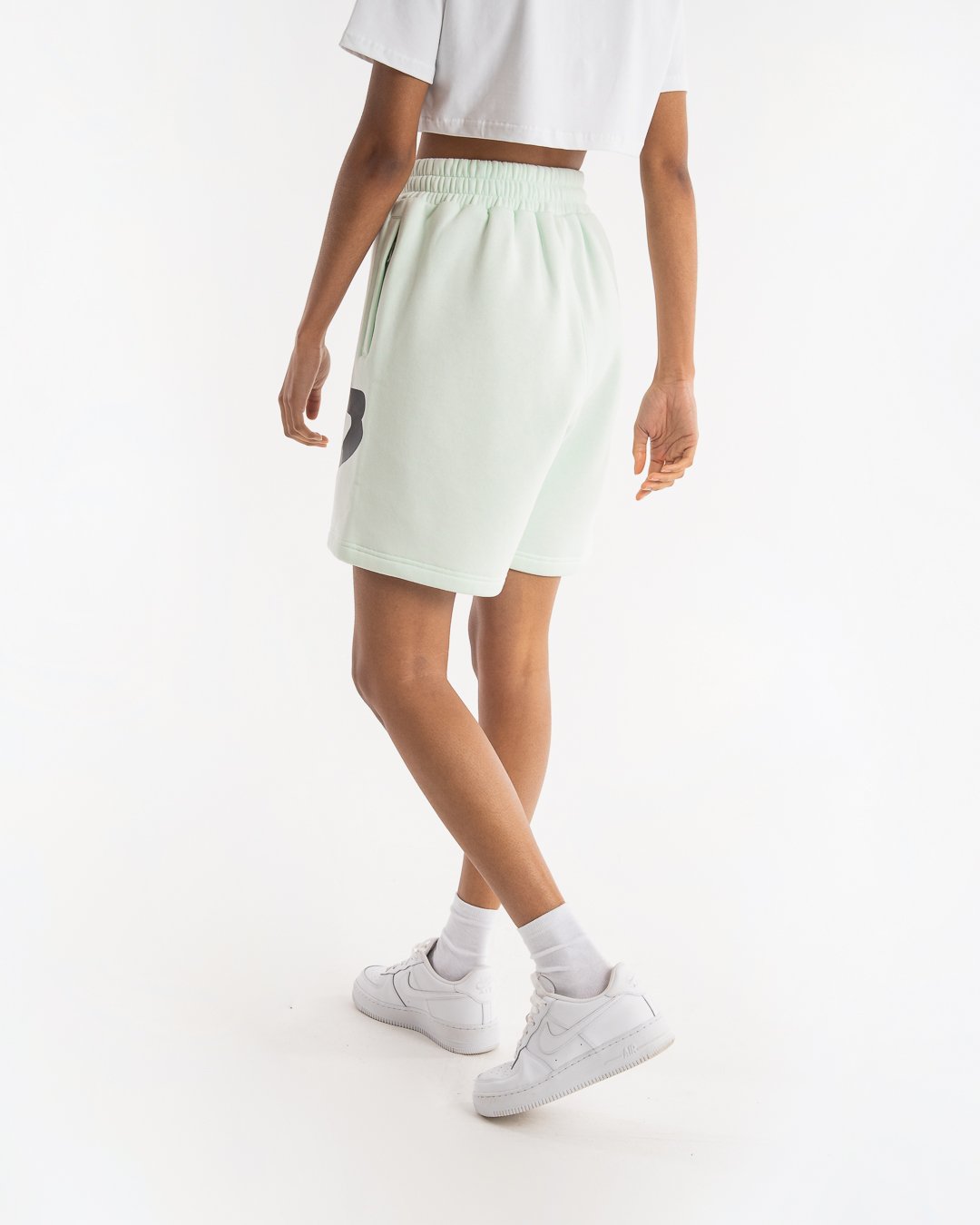 Women's Boyfriend Shorts - Mint - BOXRAW
