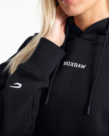 Johnson Cropped Hoodie - Black