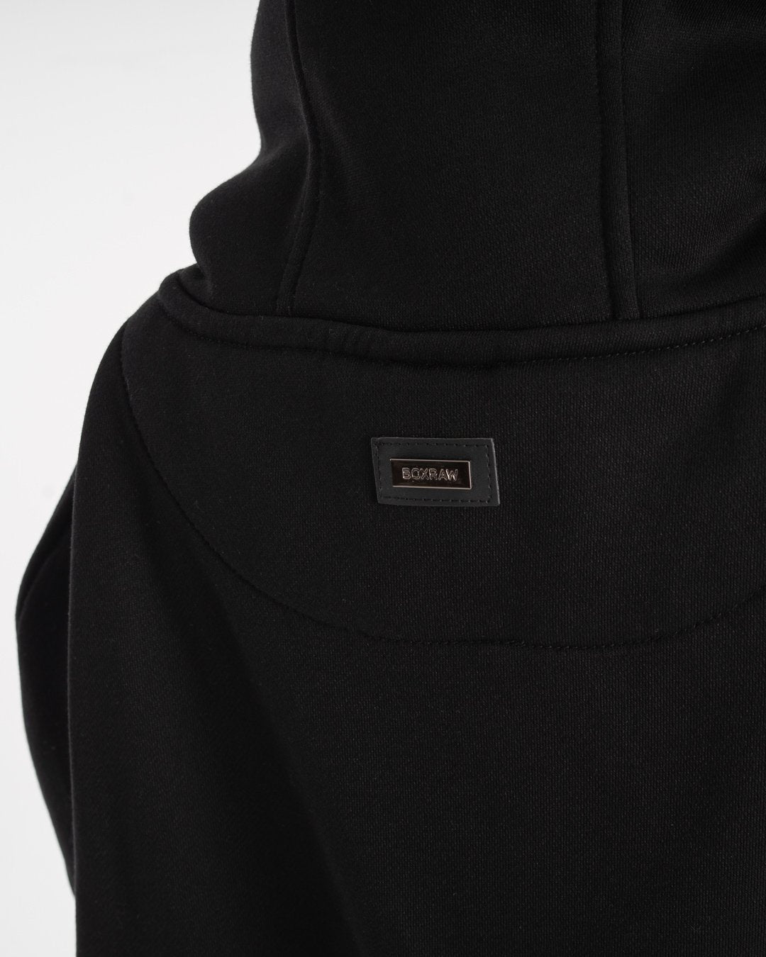 Women's Oversized Hoodie - Black - BOXRAW