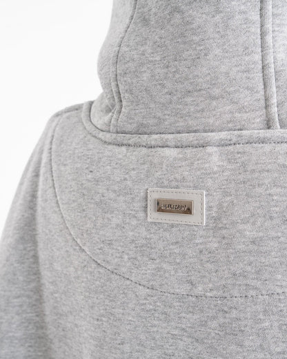 Women's Oversized Hoodie - Grey - BOXRAW