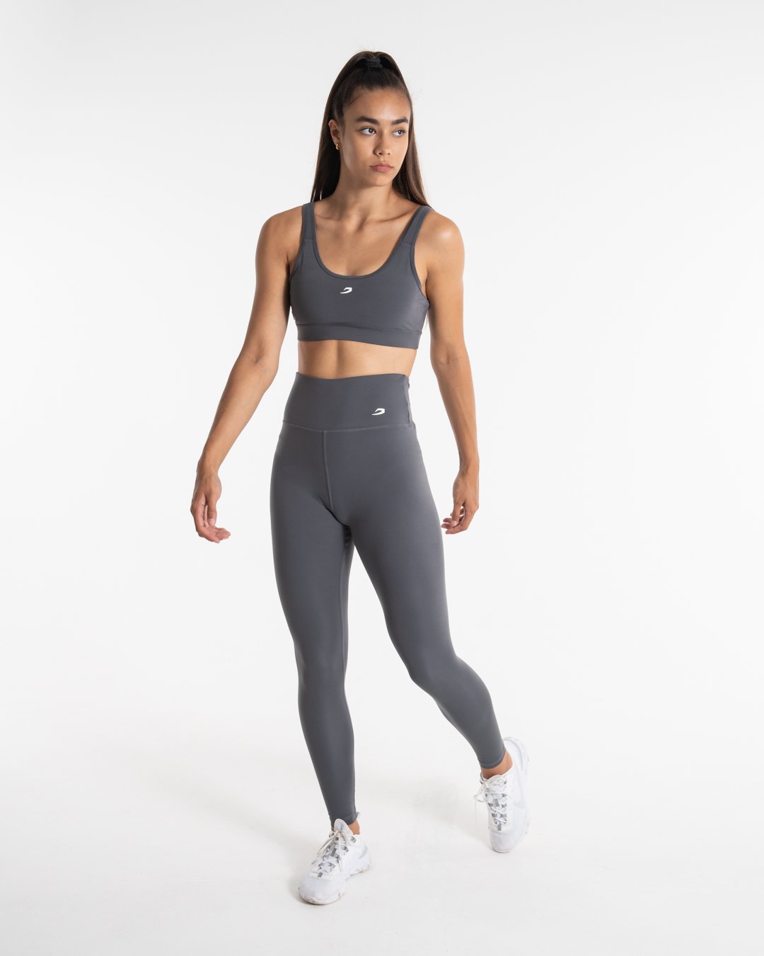 Velez Sports Bra - Charcoal | BOXRAW