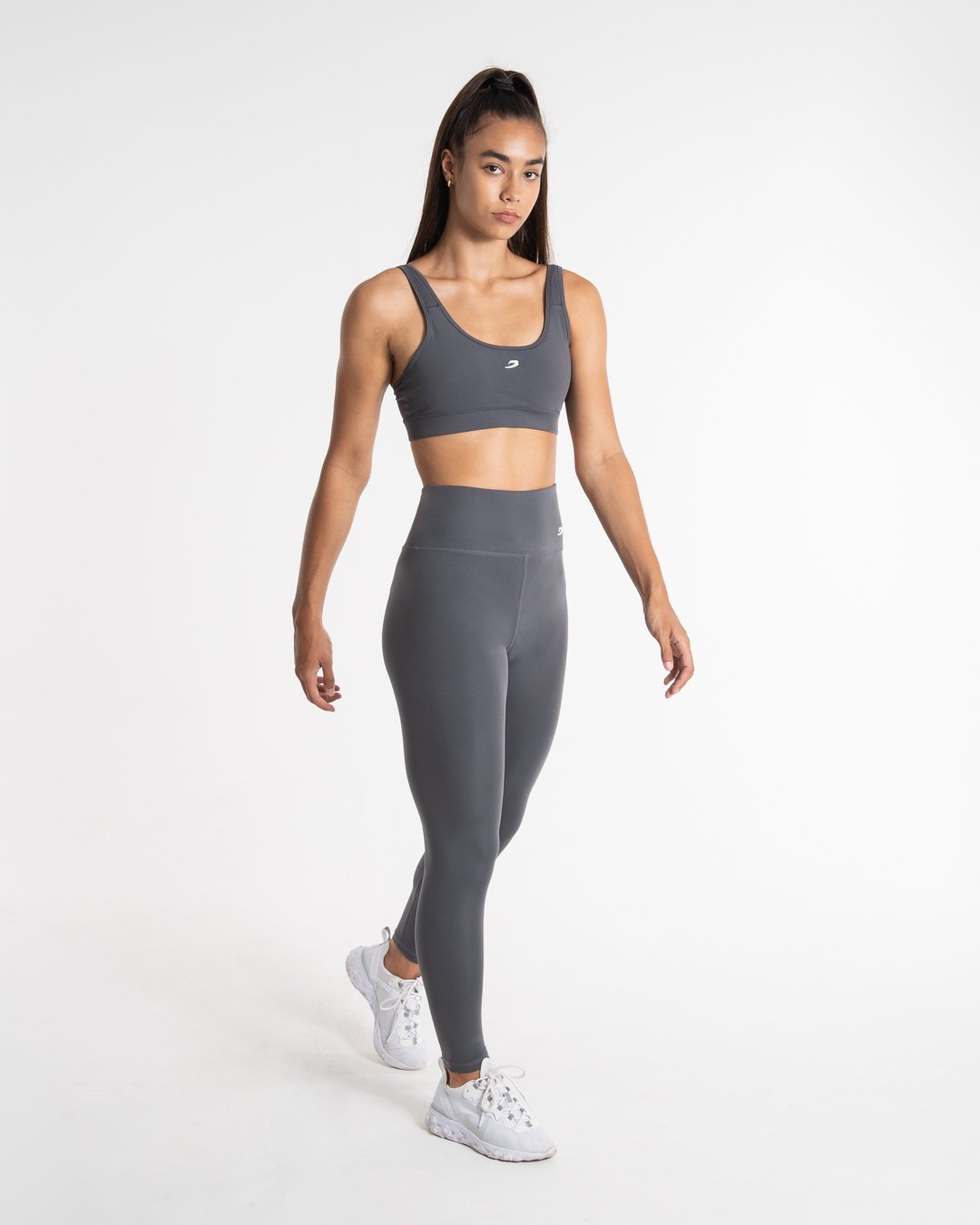 Velez Sports Bra - Charcoal | BOXRAW