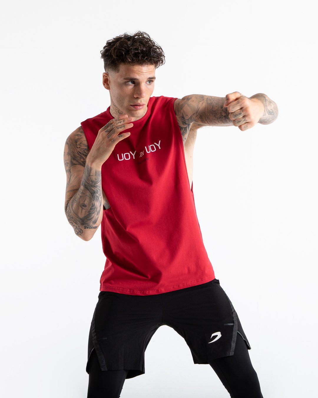You Vs. You Muscle Tank - Red