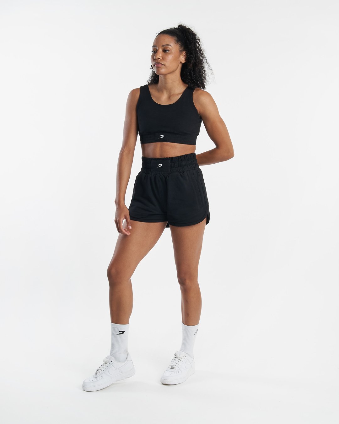 Kim Crop Top - Black | BOXRAW