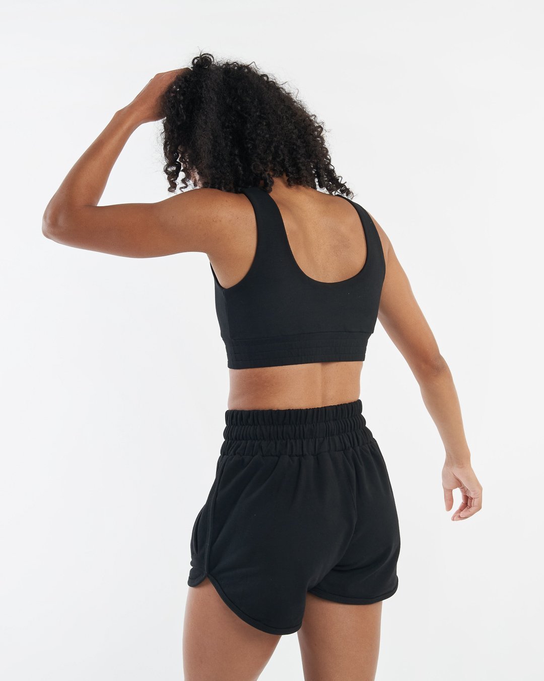 Kim Crop Top - Black | BOXRAW
