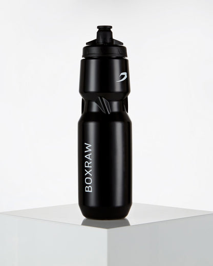 BOXRAW 1L Water Bottle - Black | Boxing Water Bottle | BOXRAW