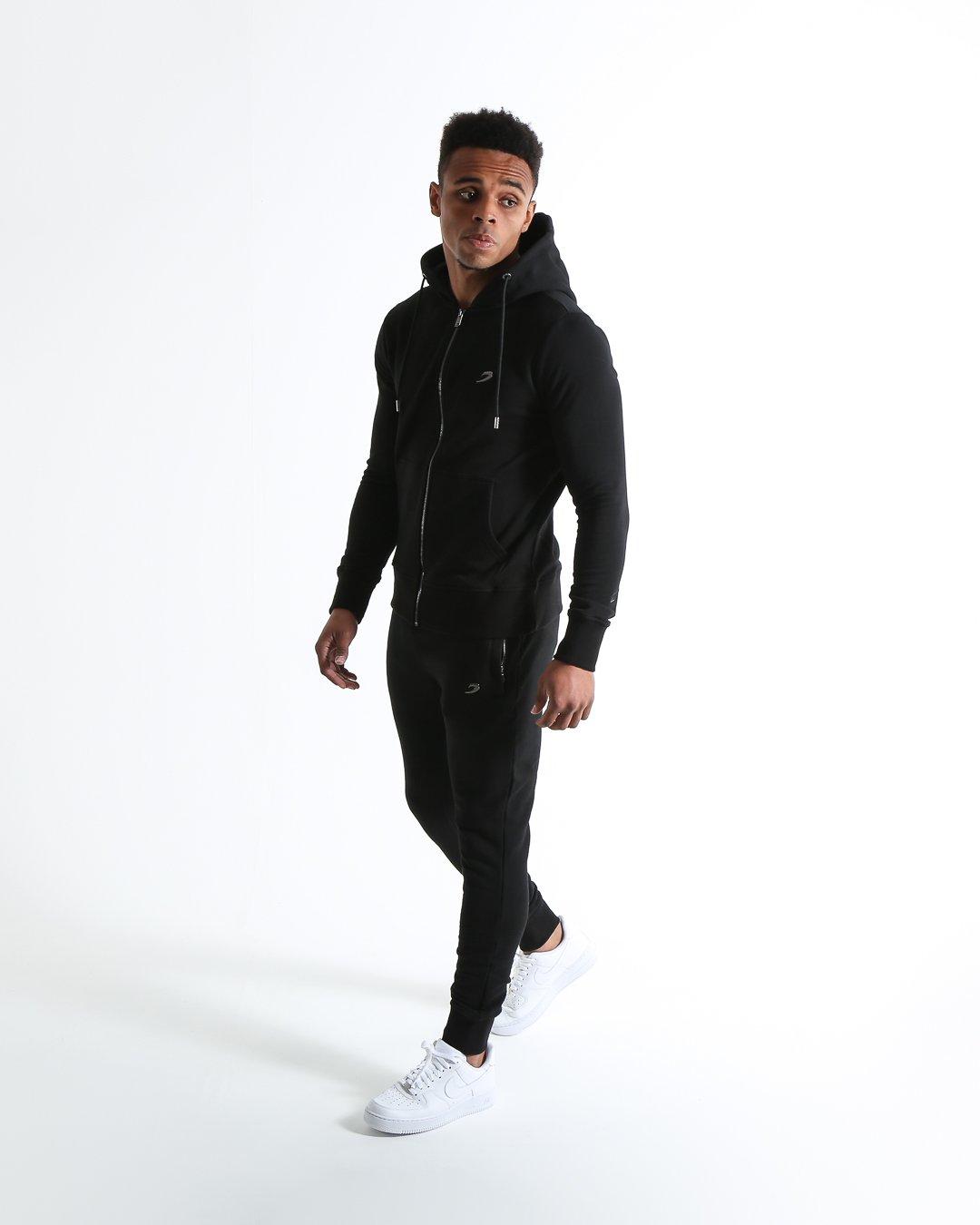 Marciano Zip Hoodie - Black