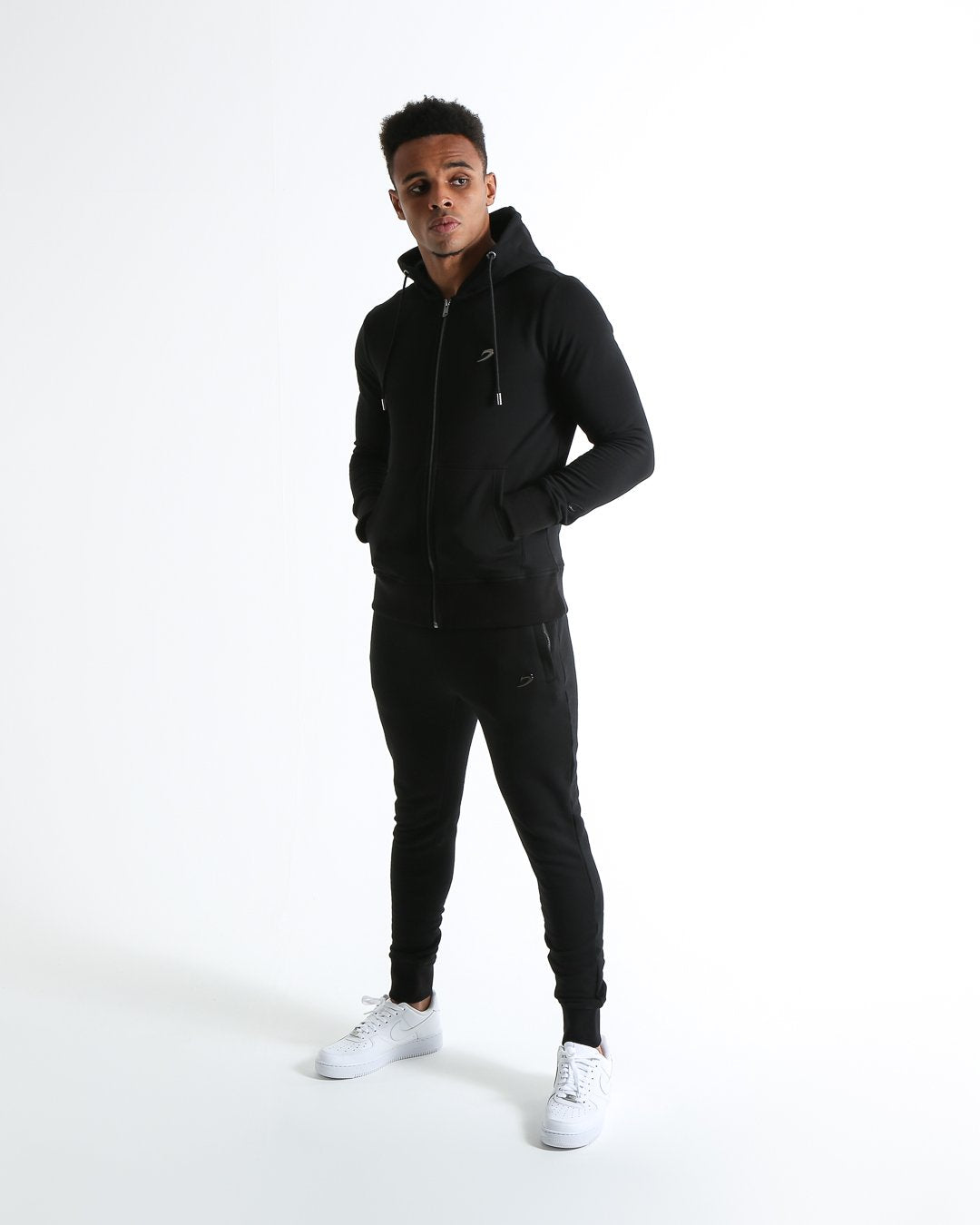 Marciano Zip Hoodie - Black