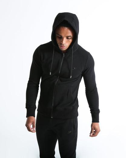 Marciano Zip Hoodie - Black