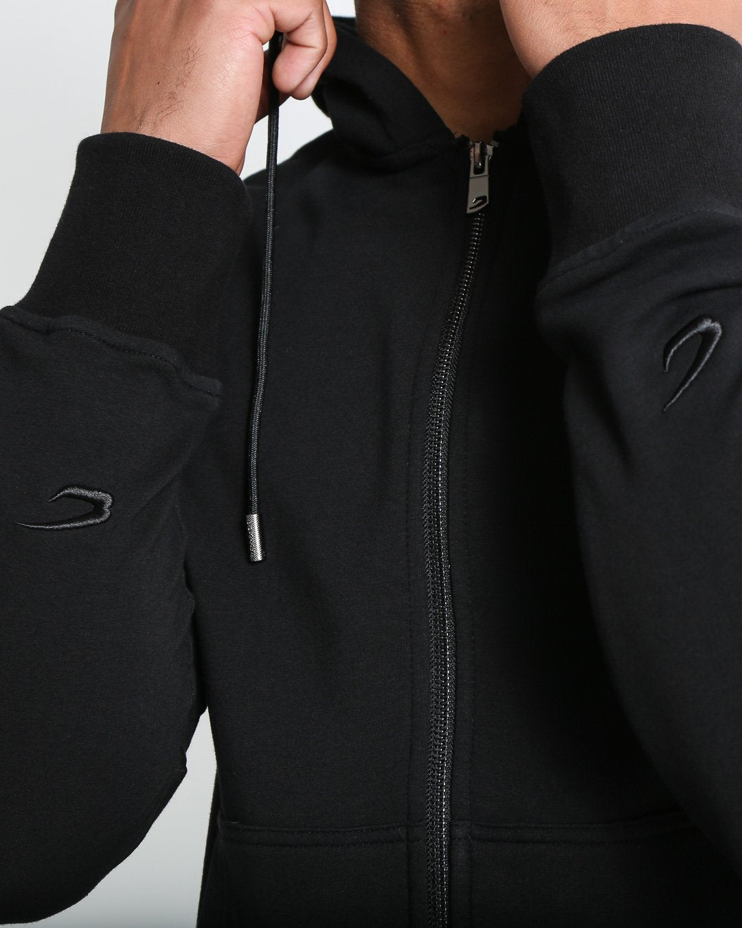 Marciano Zip Hoodie - Black